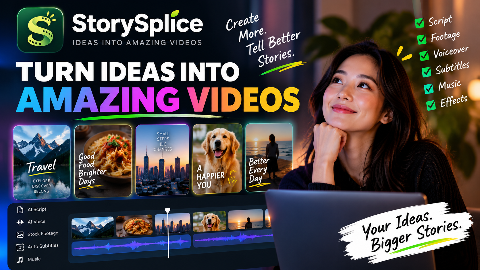 StorySplice: turn ideas into amazing videos